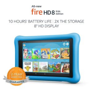 Fire HD 8 Kids Edition Tablet, 8" HD Display, 32 GB, Blue Kid-Proof Case