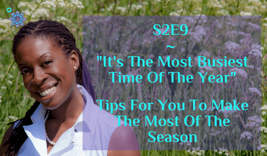S2E9:  It’s The Most Busiest Time Of The Year ~ Tips For You To Make The Most Of The Season