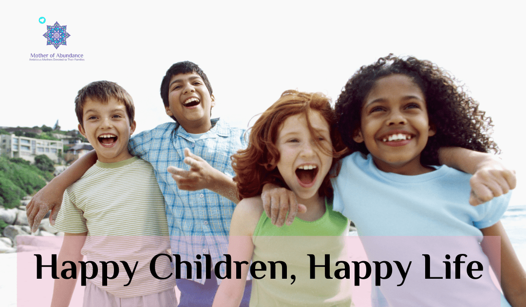 Happy, racially diverse children